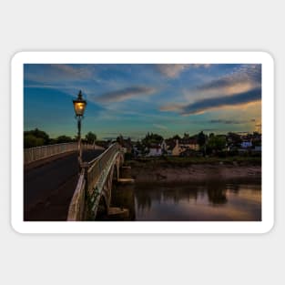 Bridge Over The Wye At Chepstow Sticker